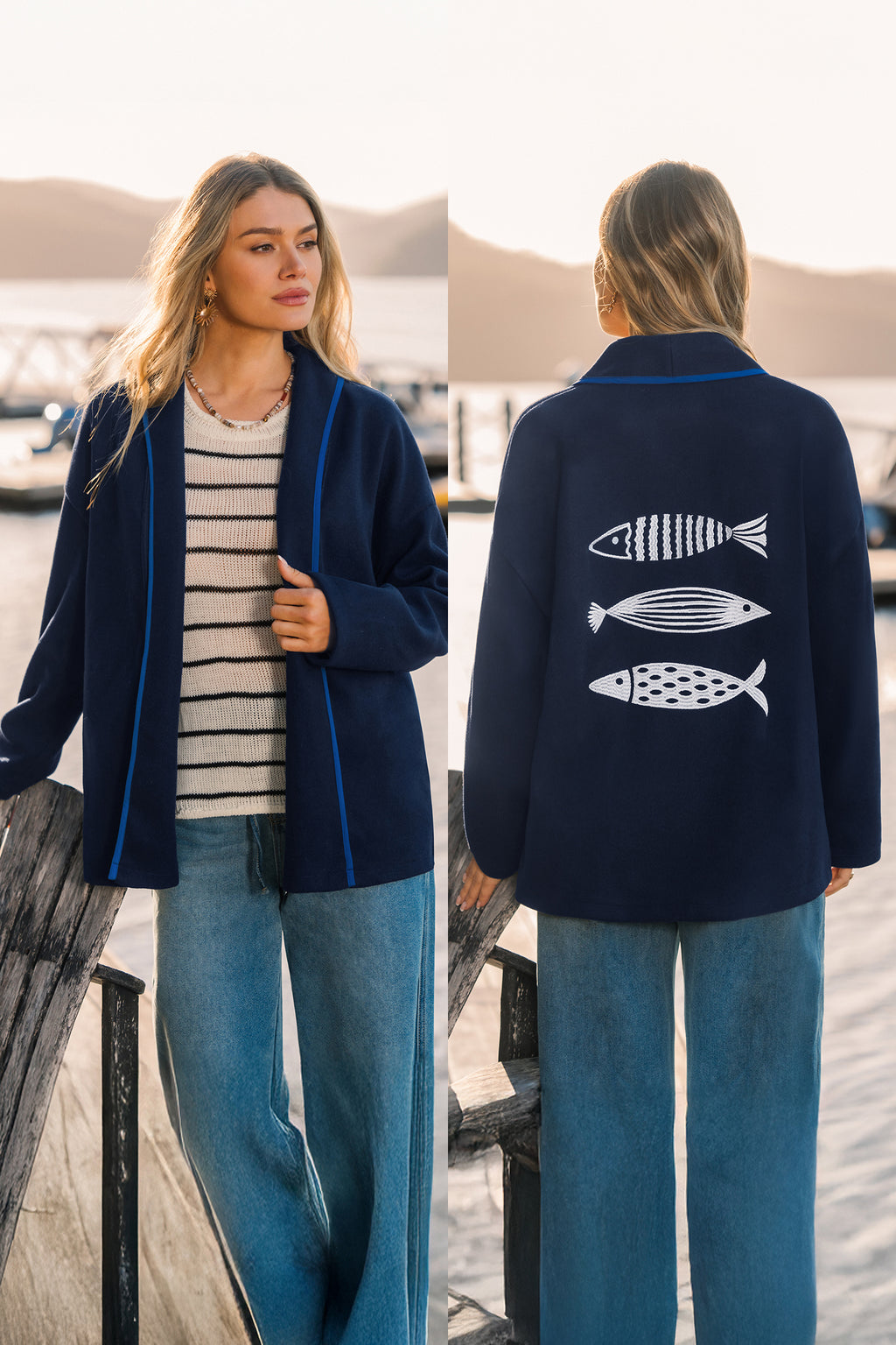 Reel Talk Blue Coat