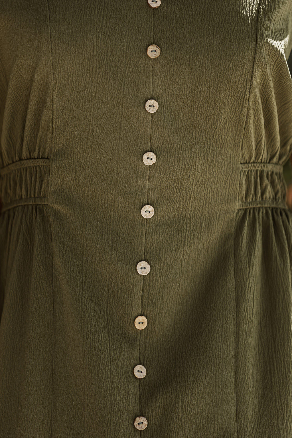 Pressed for Time Green Midi Dress