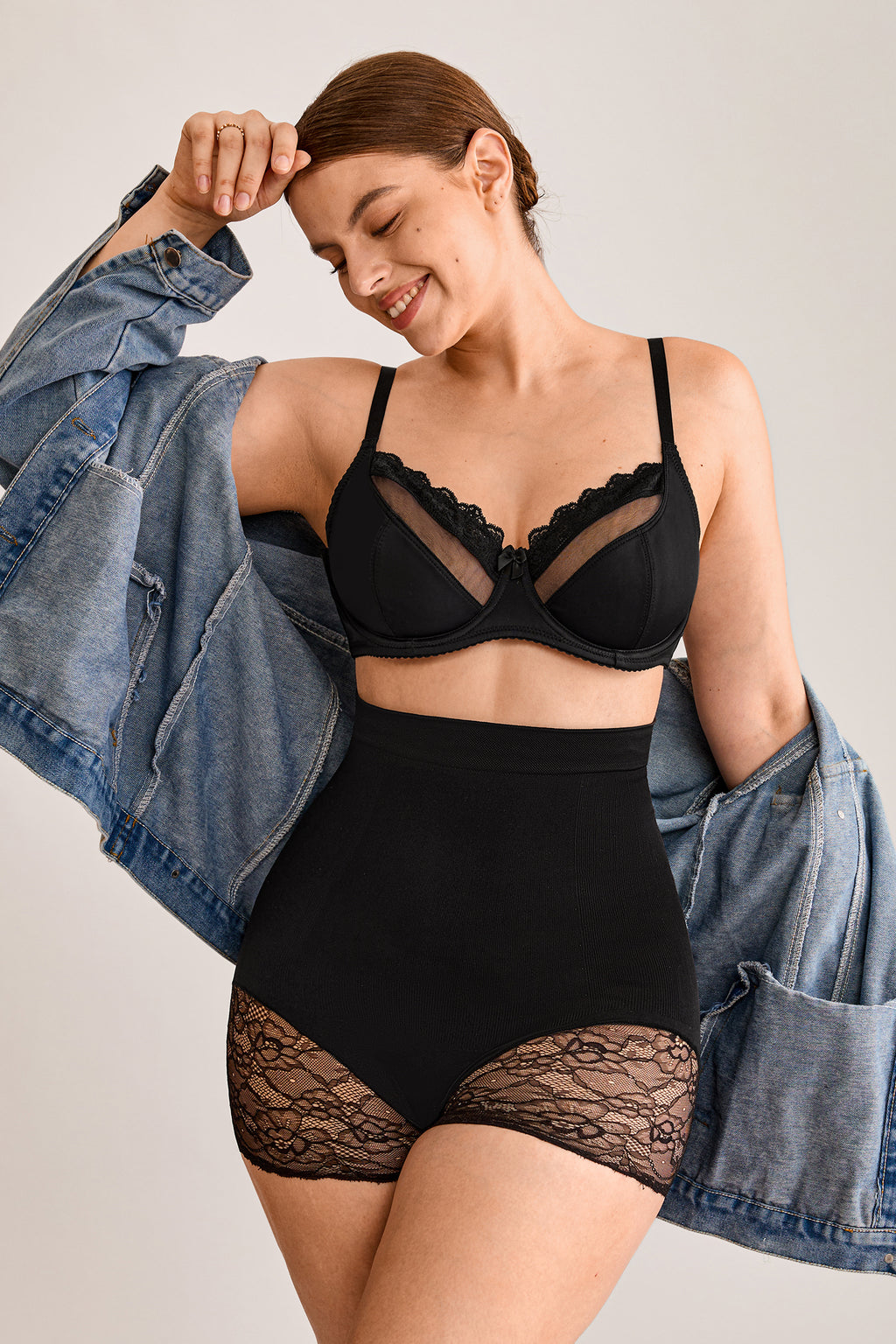 Pure Confidence Black Shapewear Briefs