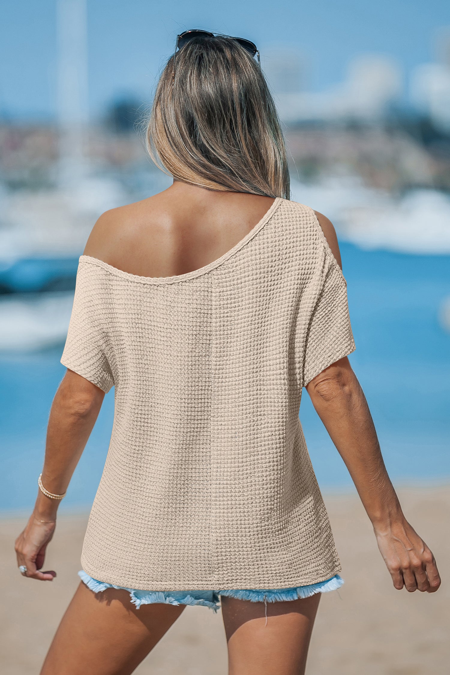 Always Grounded Beige Top