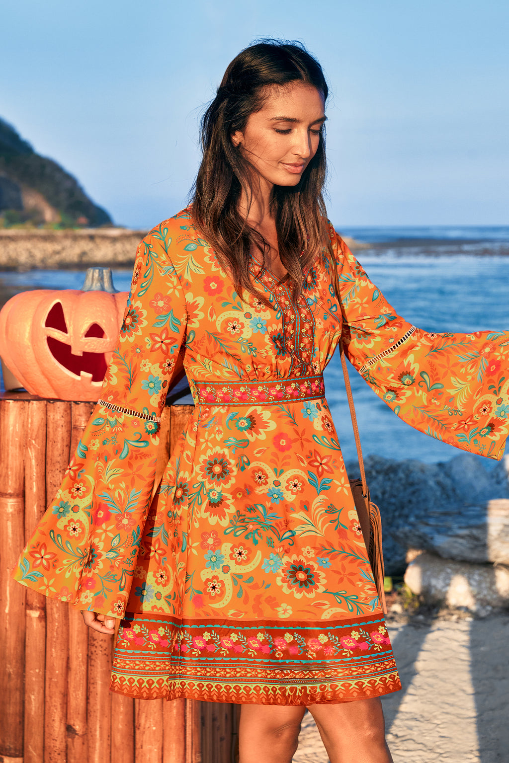 Retro Nights Floral Mini Dress