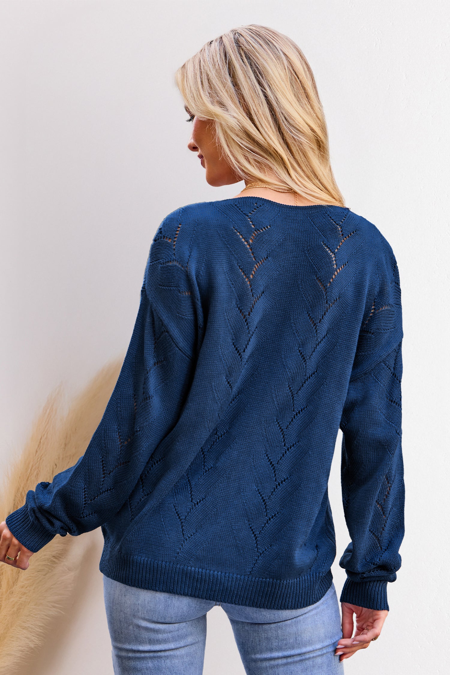 Morning Chill Blue Sweater
