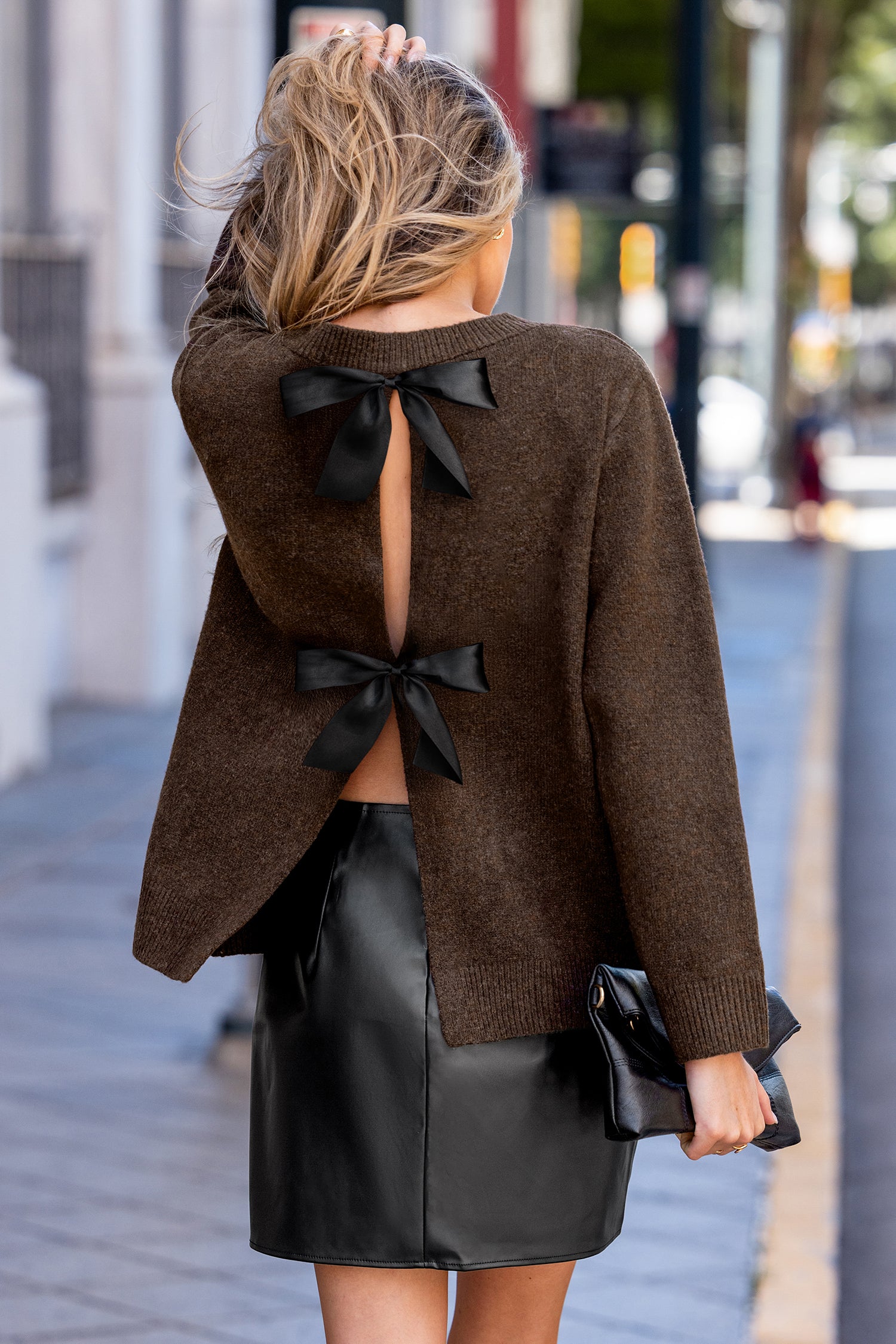 Cocoa Comfort Brown Sweater