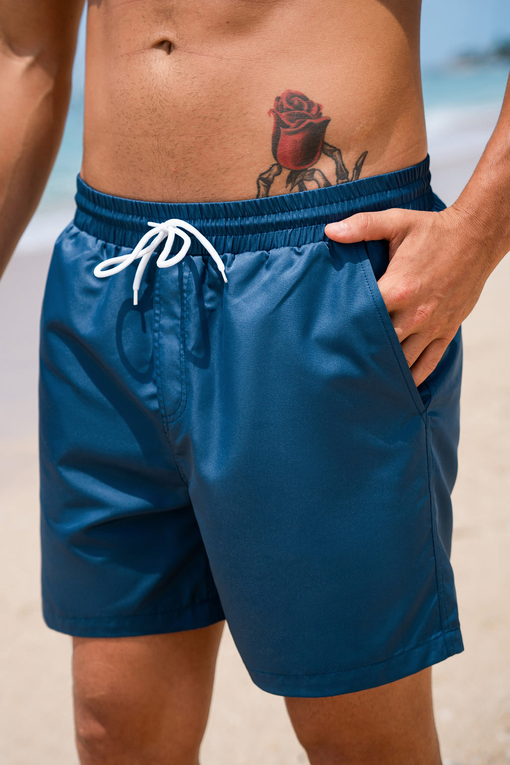 Indigo Coast Blue Board Shorts