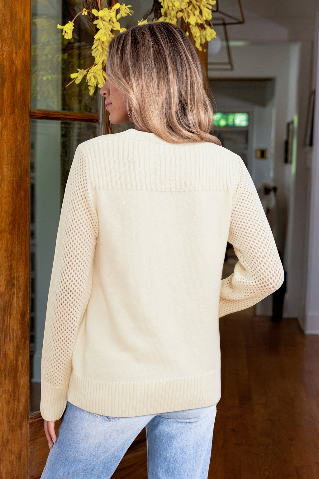 Stay Cozy White Sweater