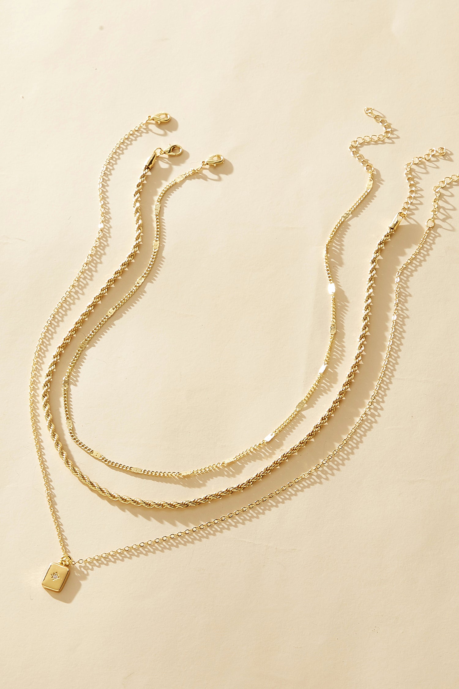 Finer Things Gold-Tone Necklace Set