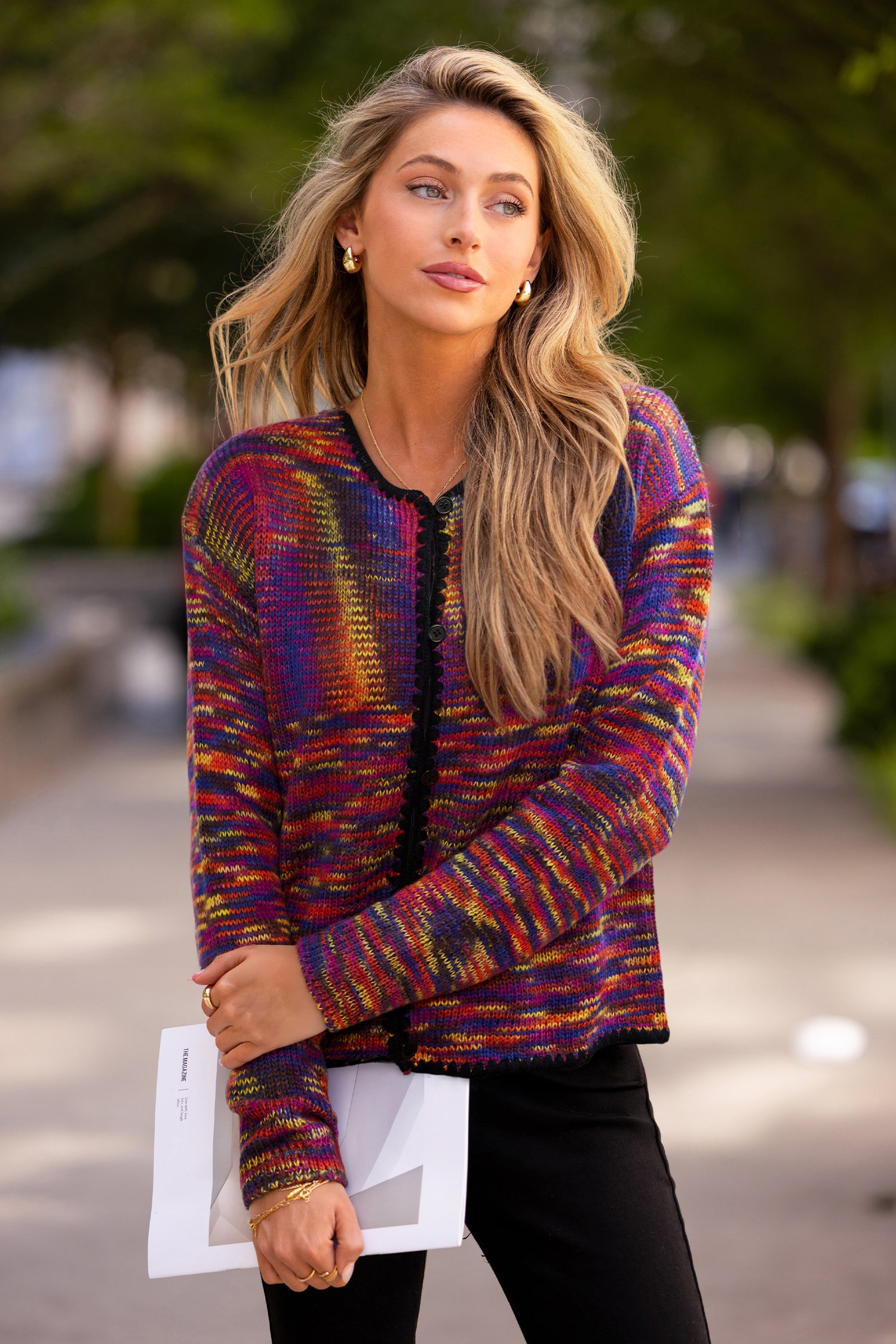 It's Surreal Rainbow Cardigan