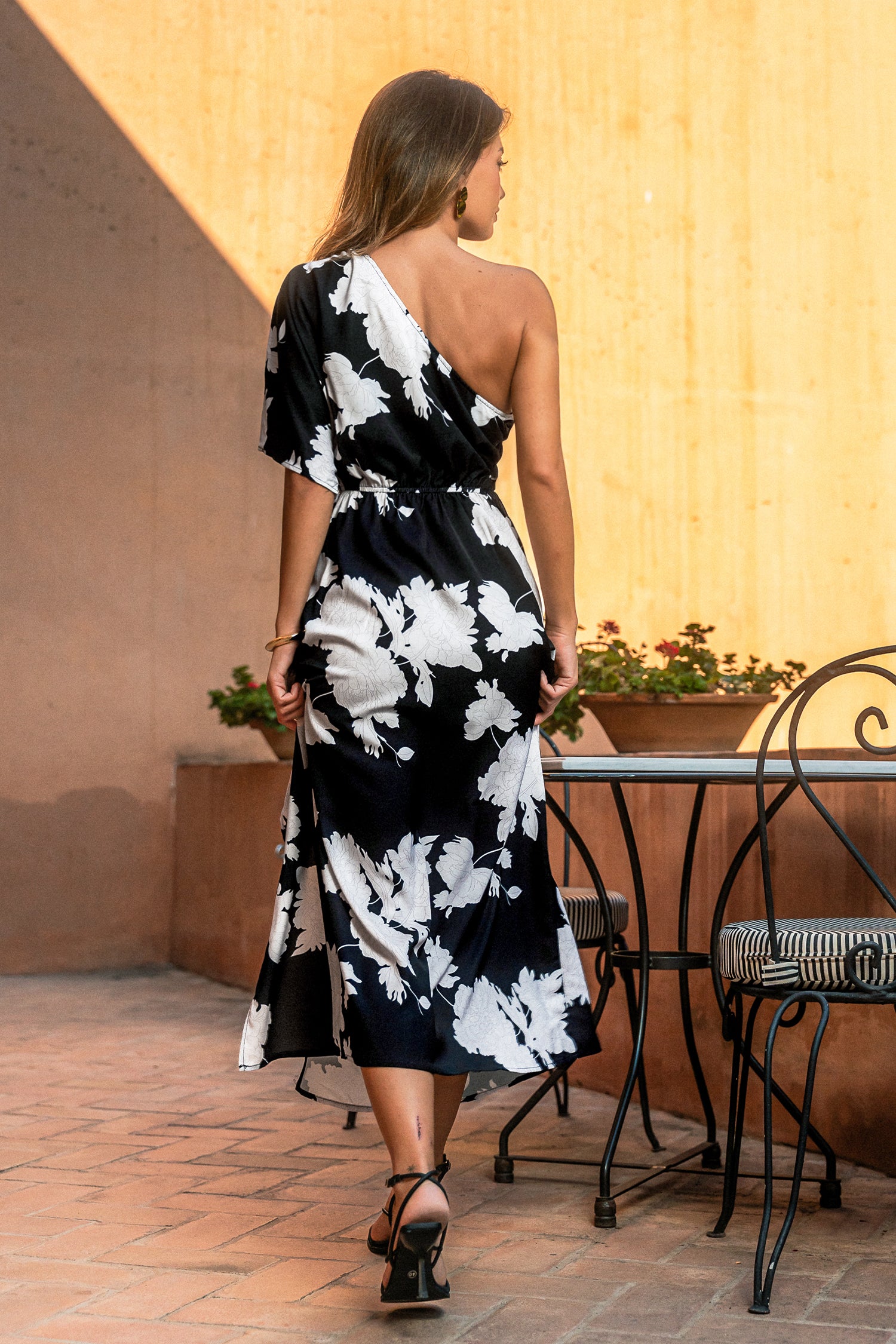 Dried Bouquet Floral Maxi Dress