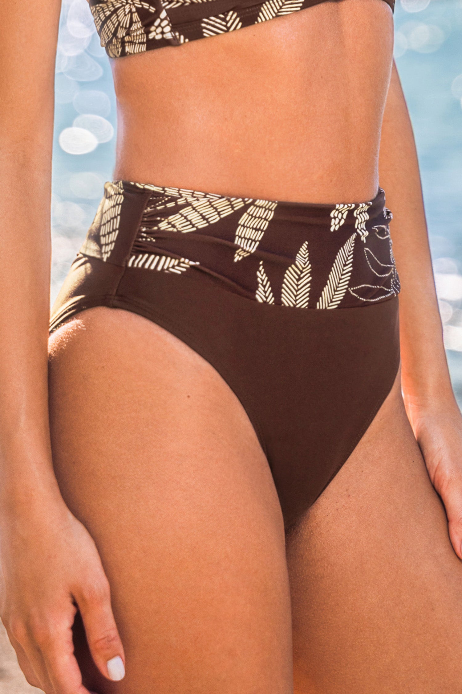 Desert Bloom Tropical Bikini Bottoms