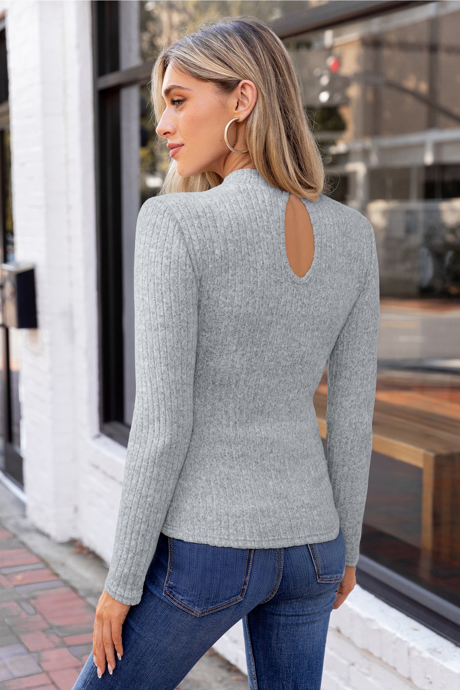 Clear Canvas Grey Top
