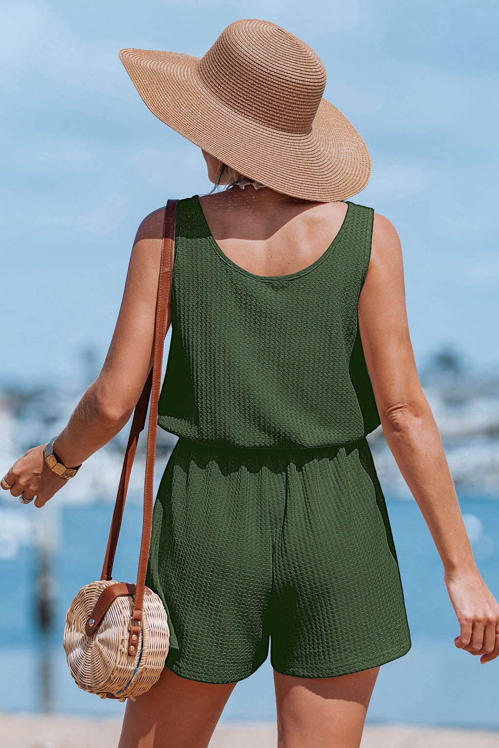 Cool With It Green Romper