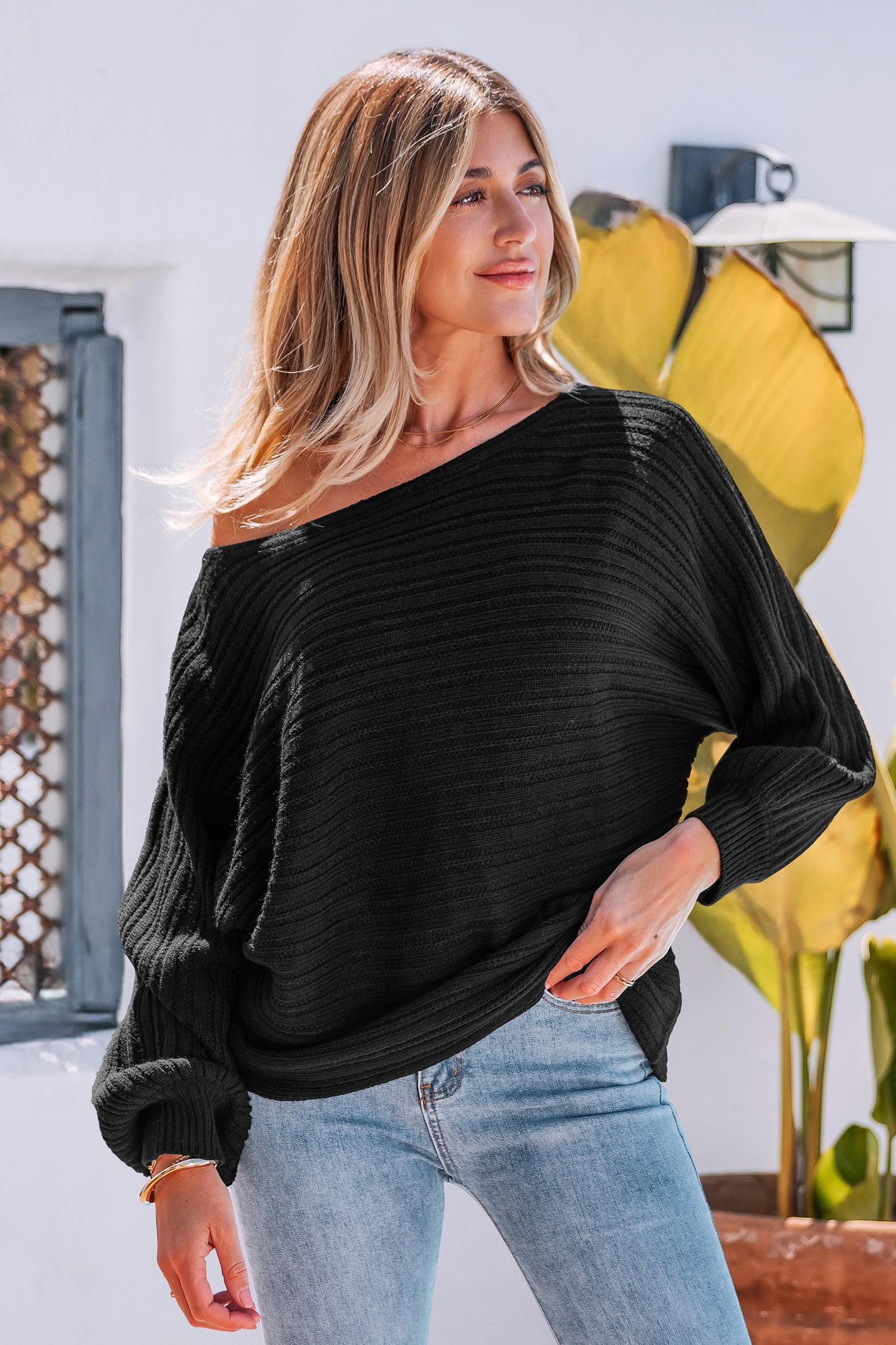 Quiet Power Black Sweater