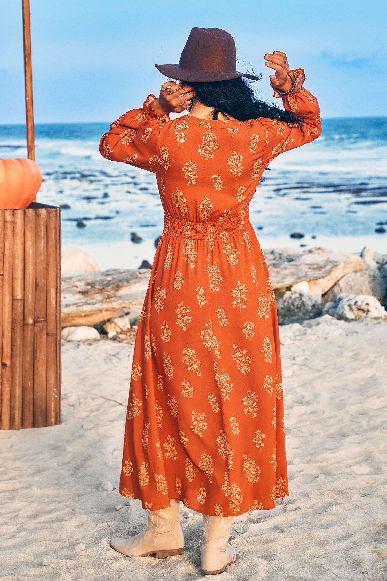 Prairie Dreams Floral Maxi Dress