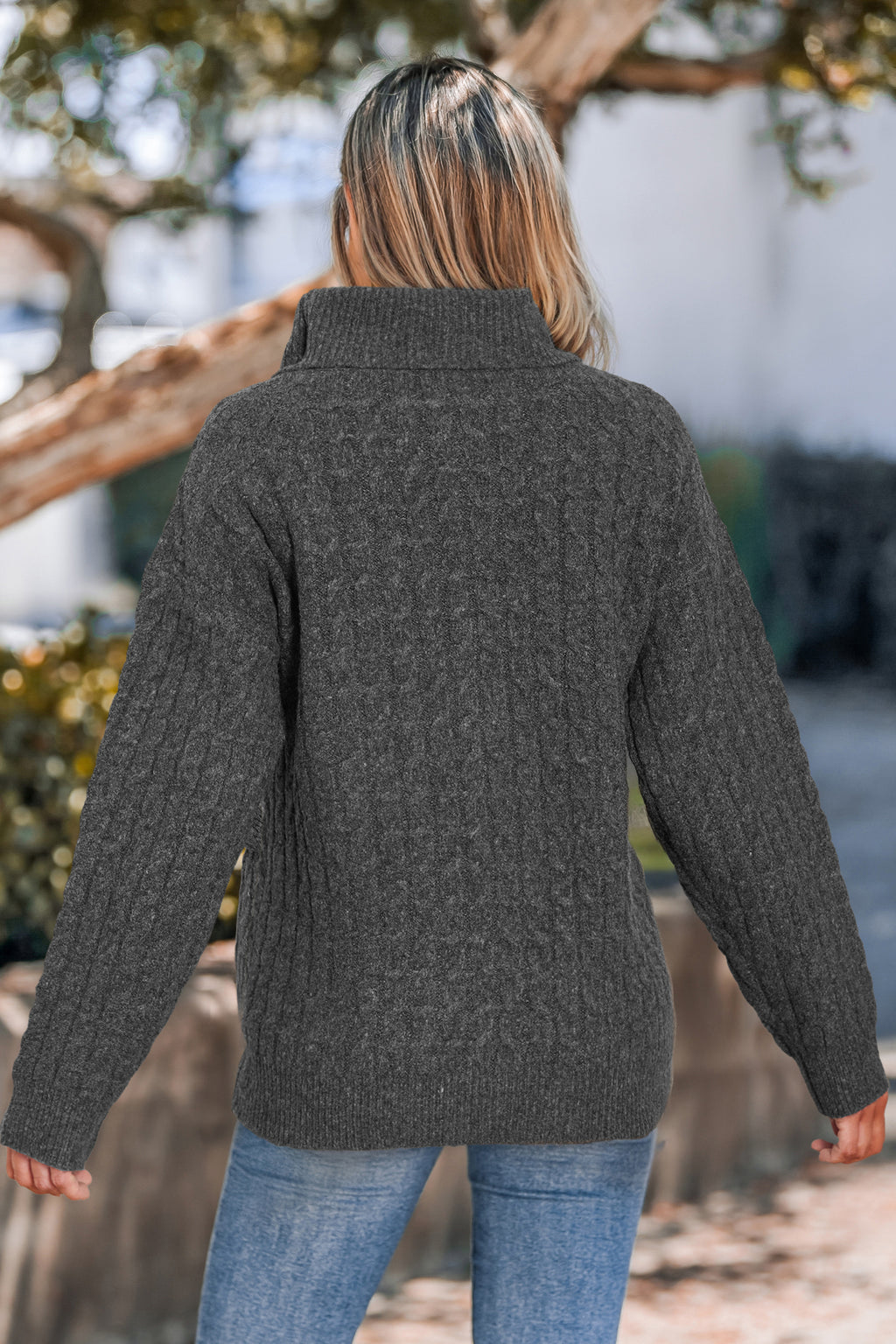 In the Clouds Grey Sweater