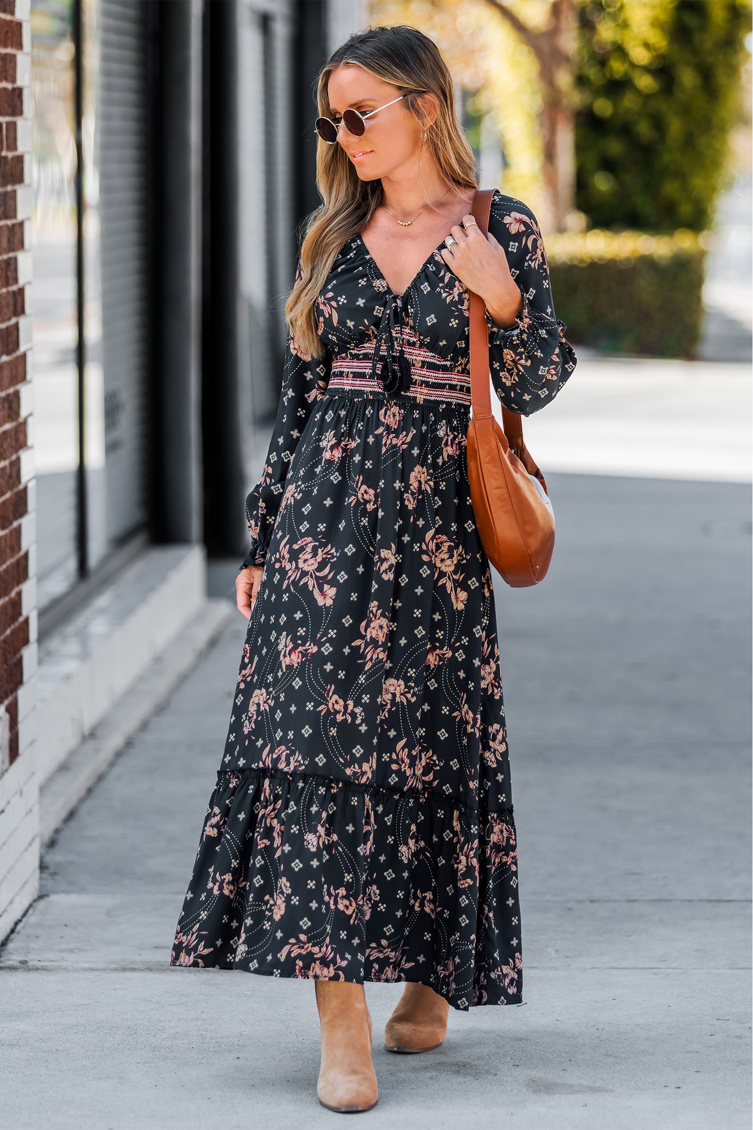 Celestial Dream Floral Maxi Dress