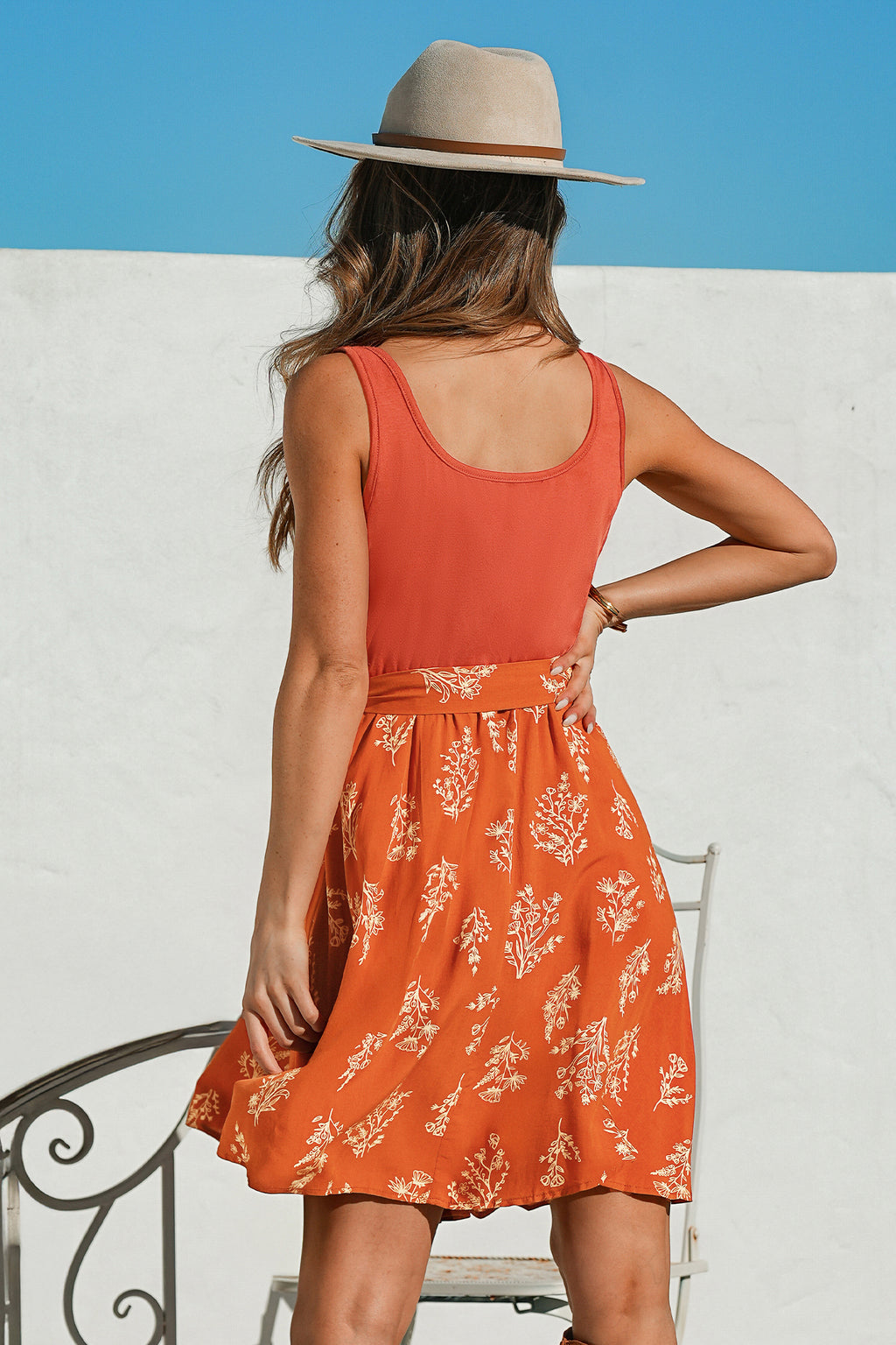 Just My Luck Floral Mini Dress