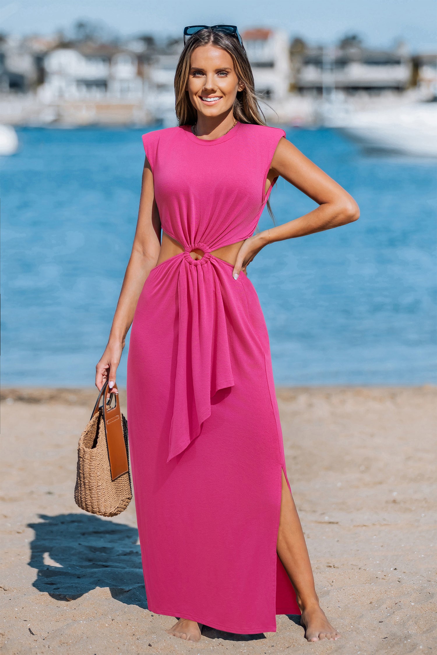 On Your Mind Pink Maxi Dress
