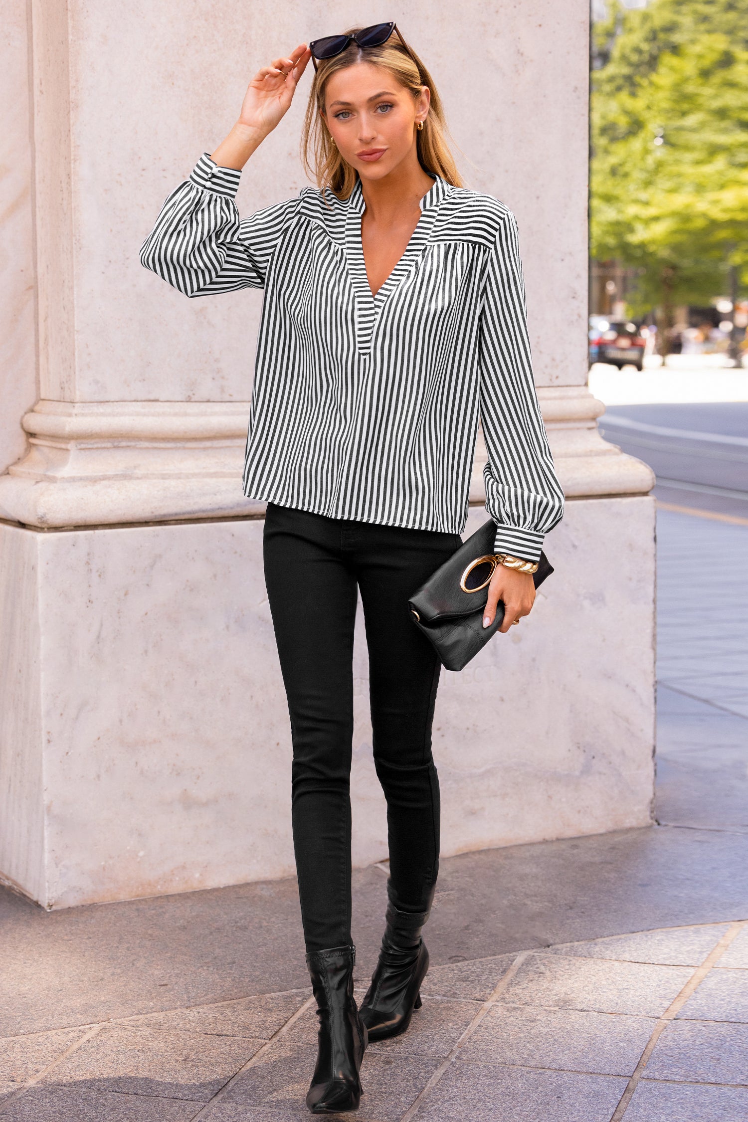 Boss Moves Striped Shirt