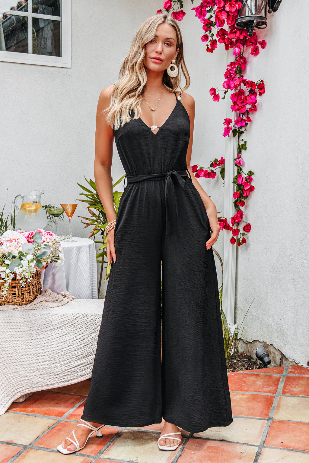Sleek Statement Black Jumpsuit