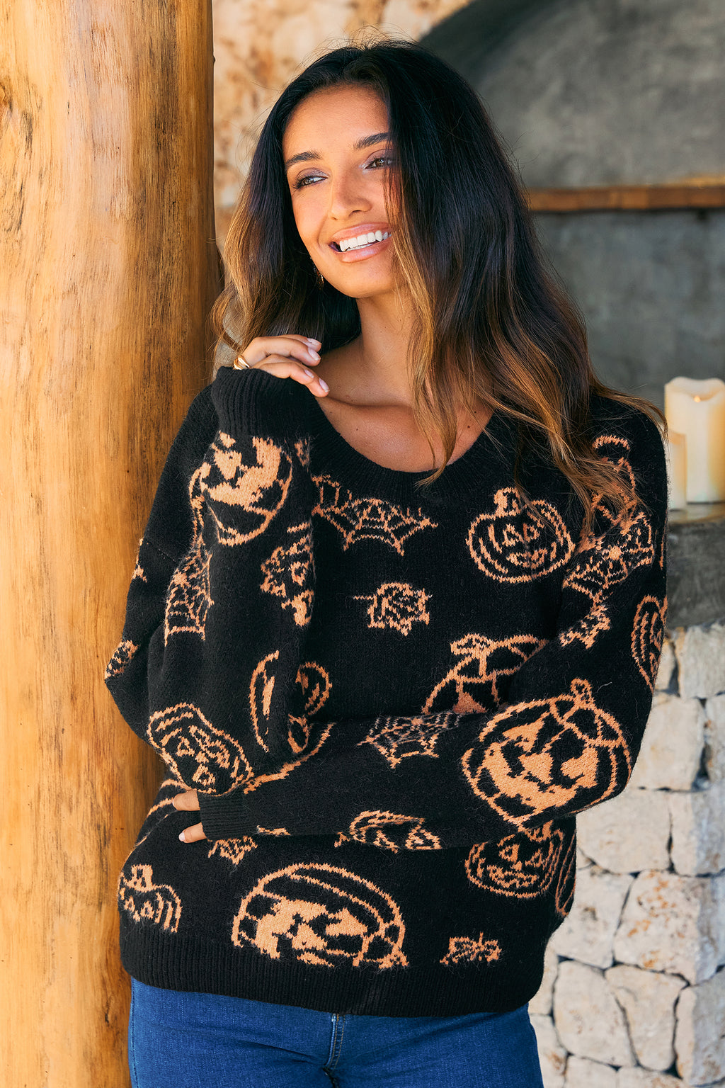 Wicked Nights Black Sweater