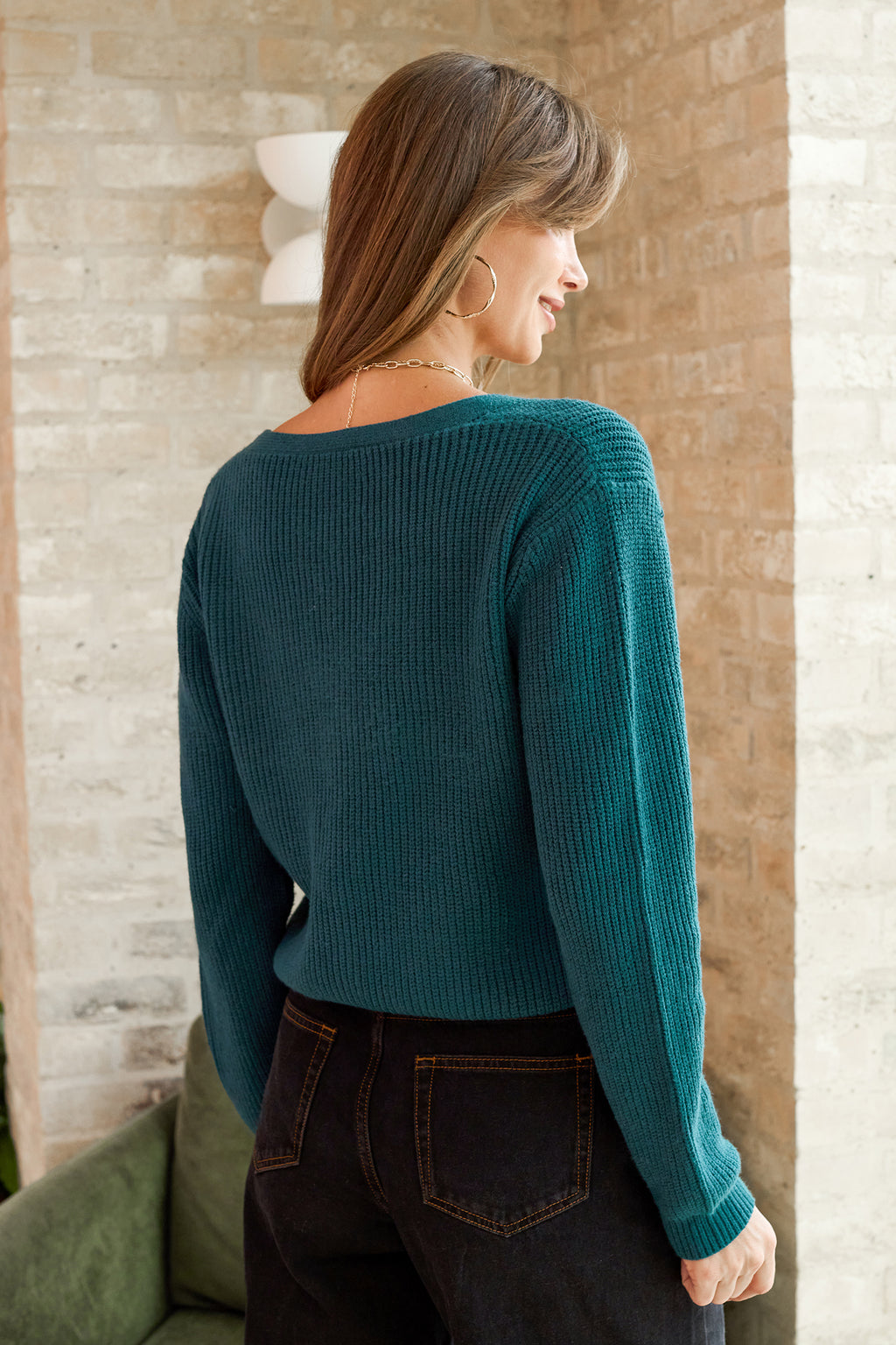 Secret Crush Aqua Cardigan