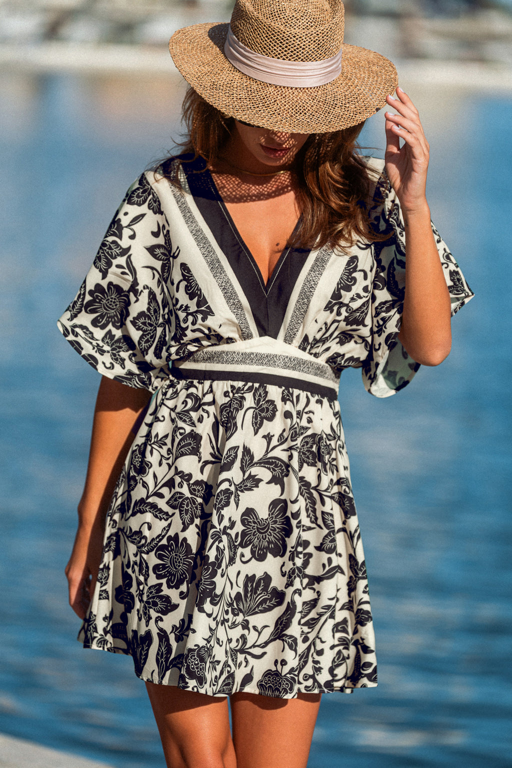 Break the Ice Floral Mini Dress