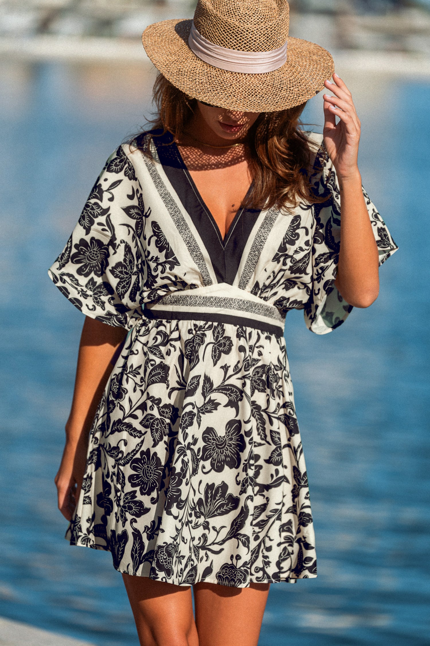 Break the Ice Floral Mini Dress