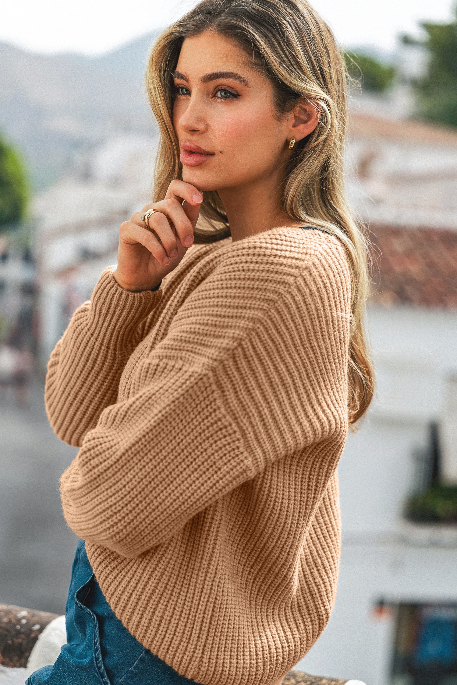 Cozy Sunday Brown Cardigan