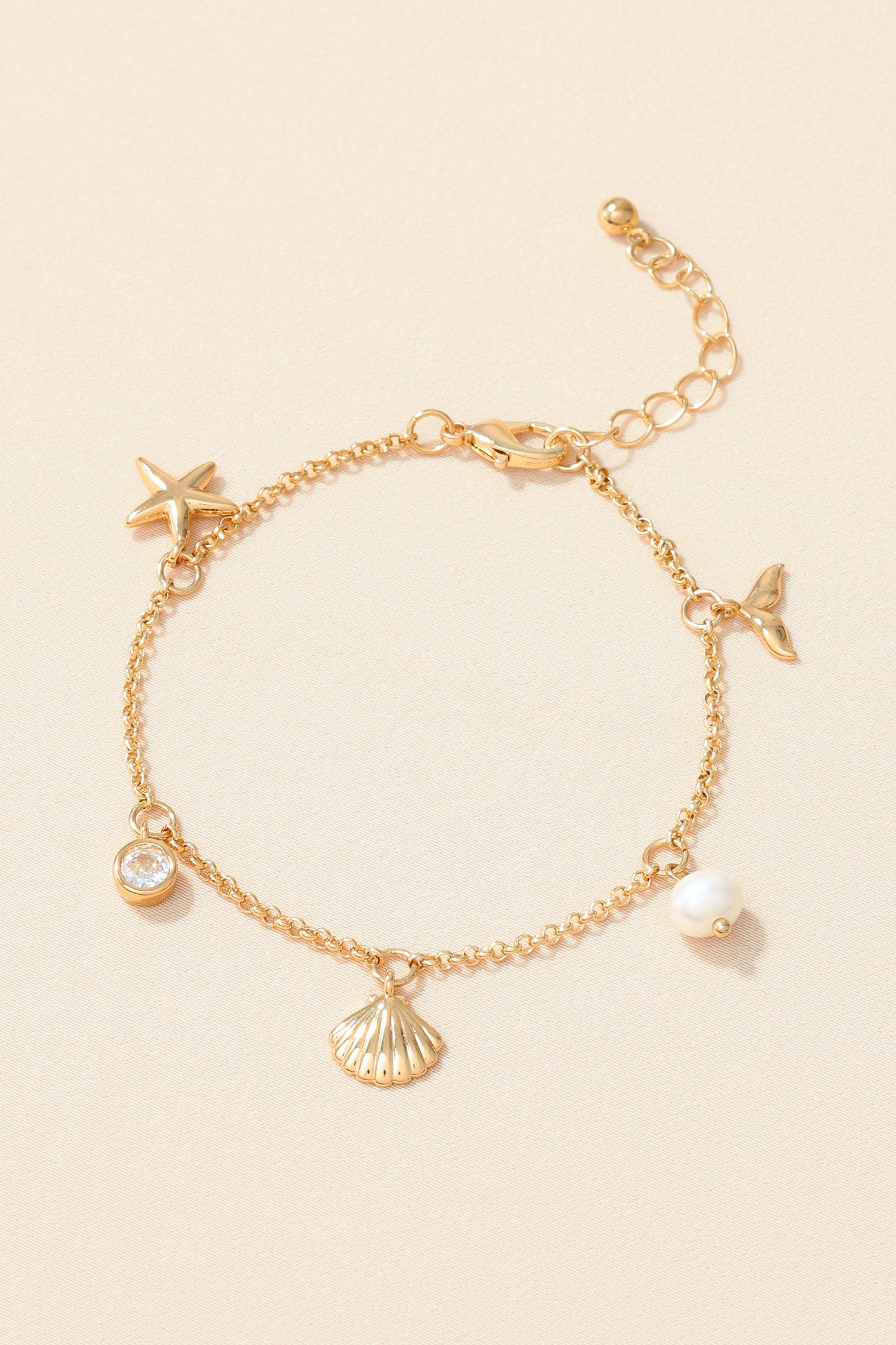 Lost at Sea Gold-Tone Bracelet