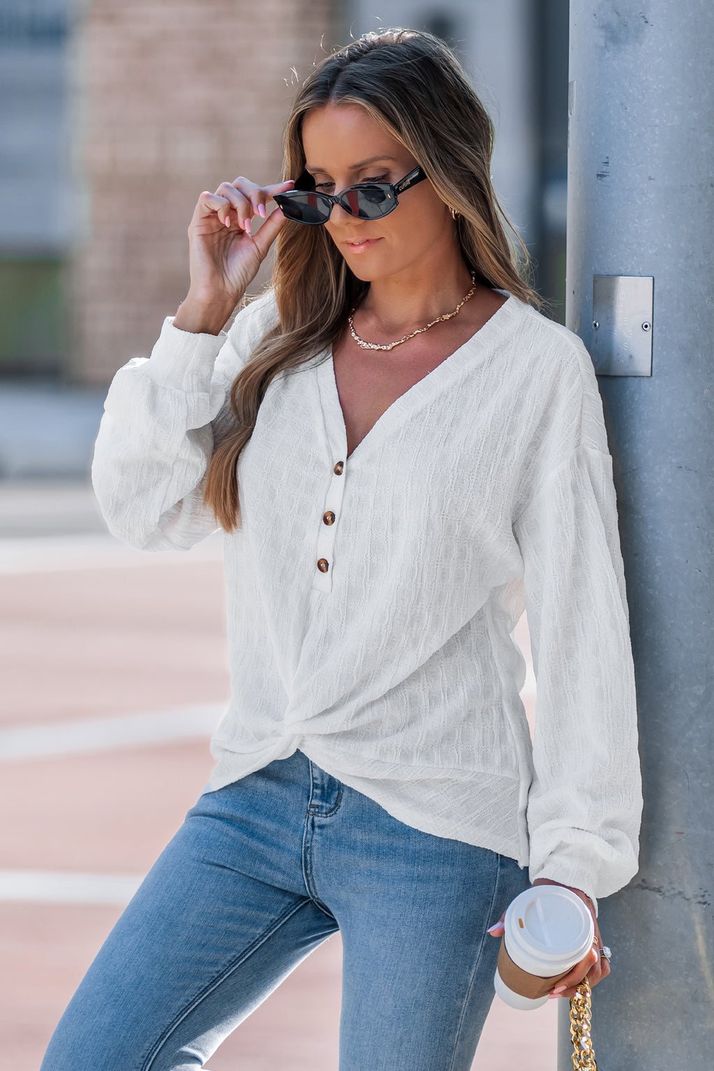 Stay True White Top