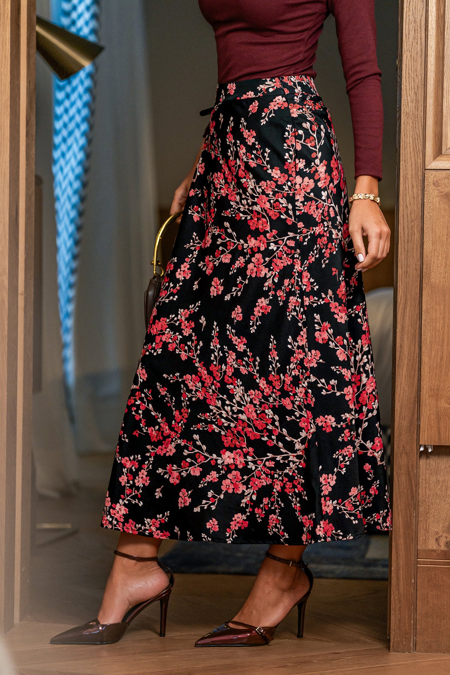Everyday Romance Floral Maxi Skirt