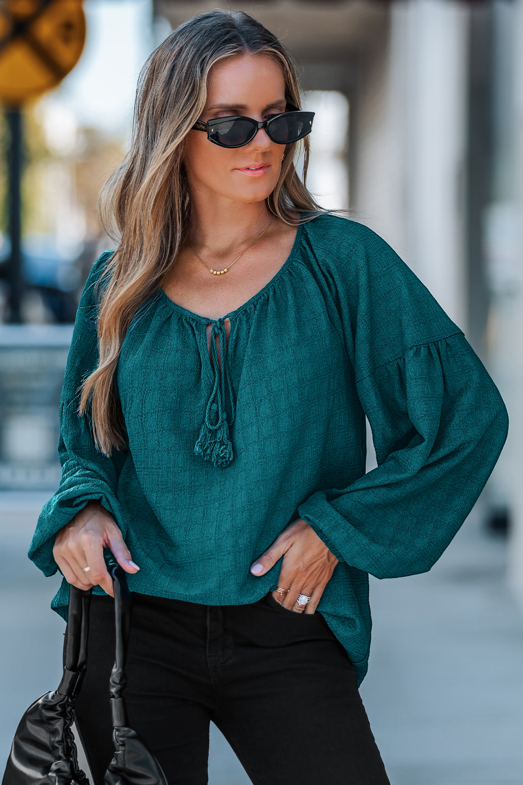Willow Way Teal Top