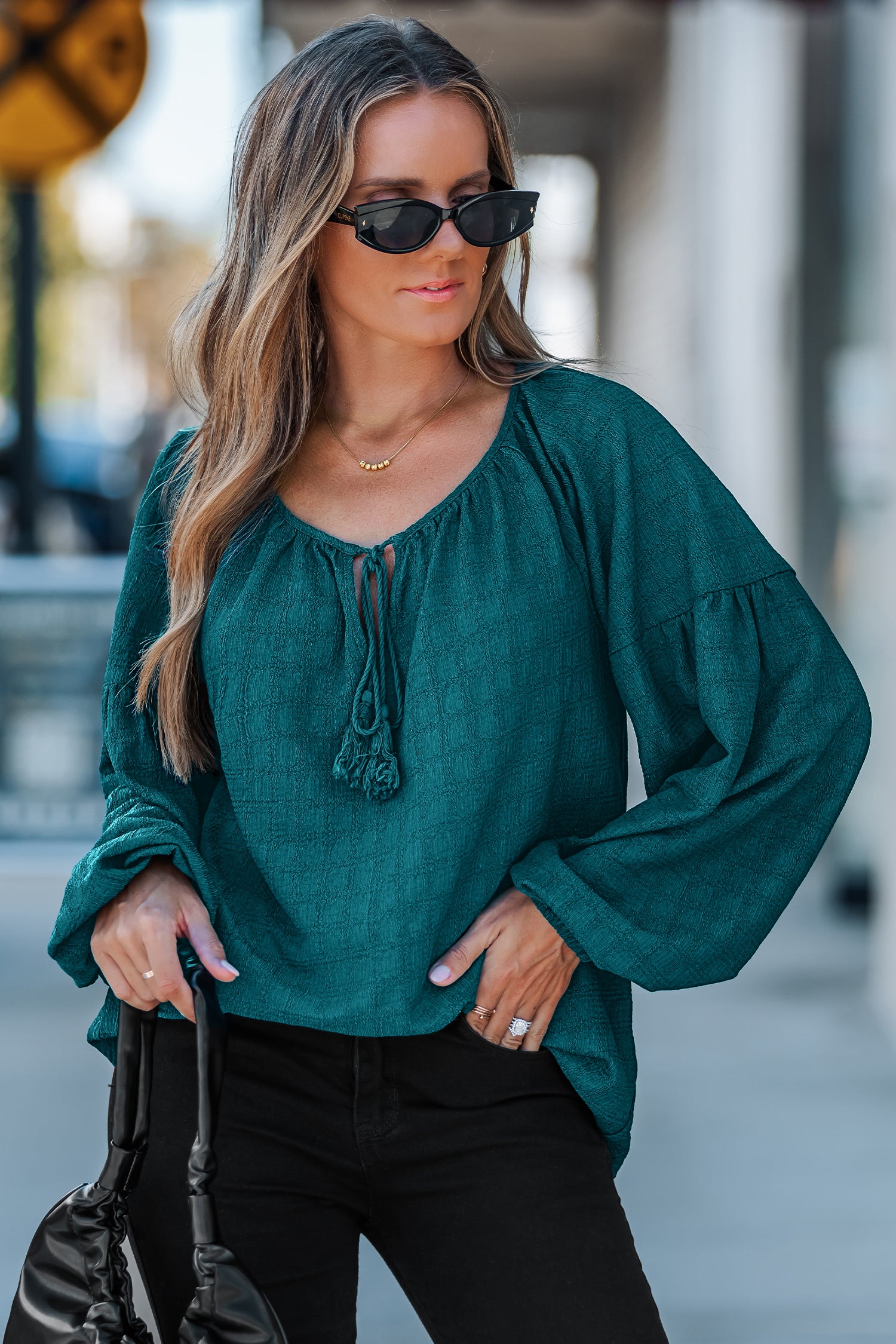Willow Way Teal Top