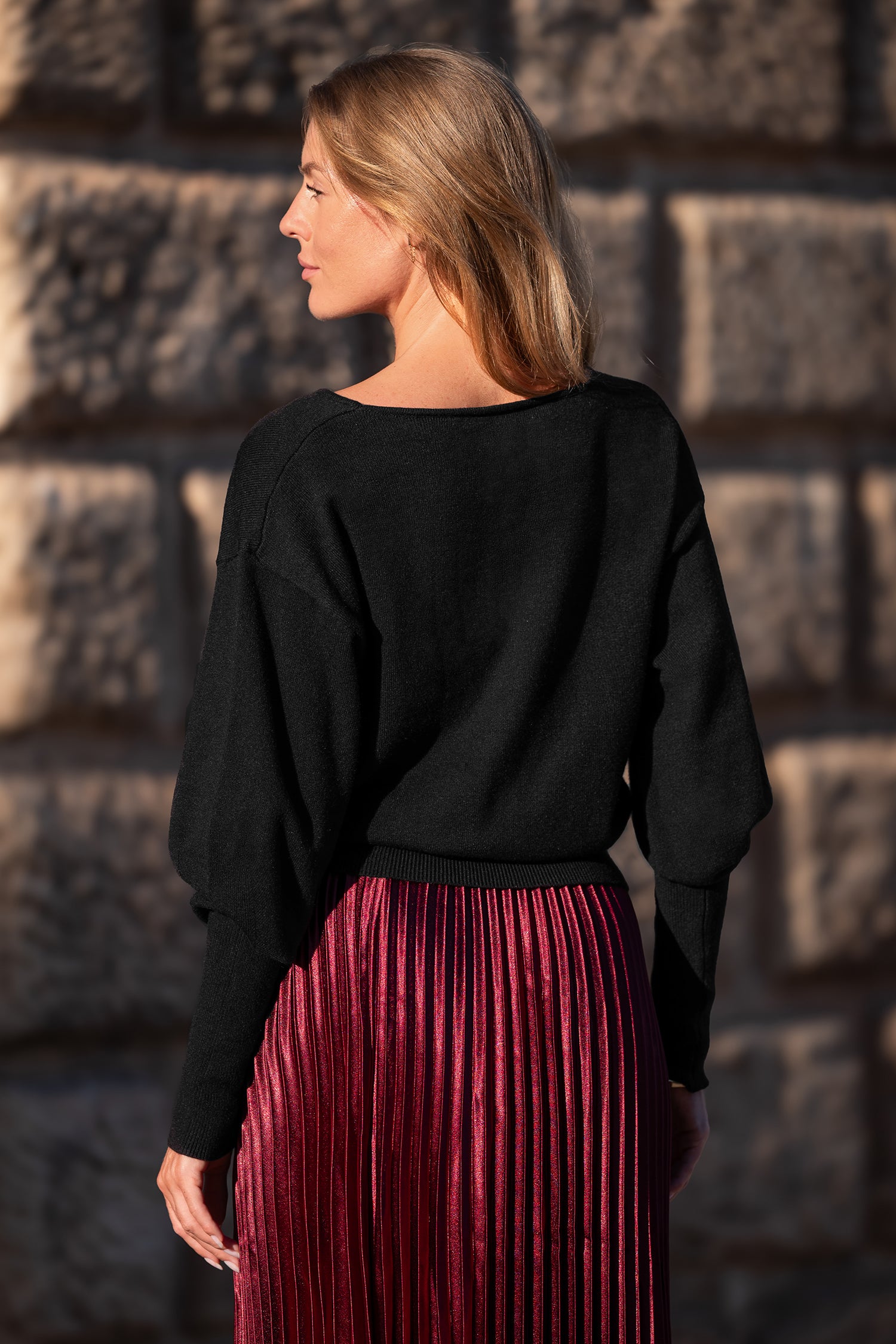 Low Light Black Sweater