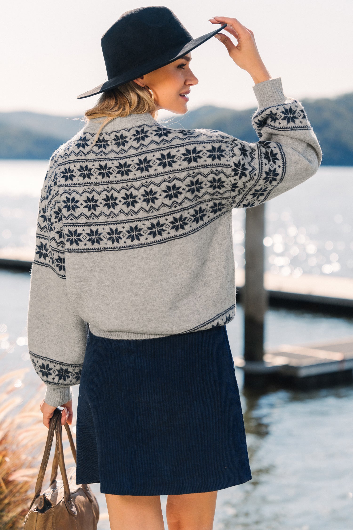 Raining Snowflakes Christmas Sweater