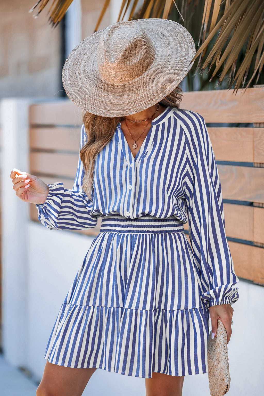 Nautical Escape Striped Mini Dress