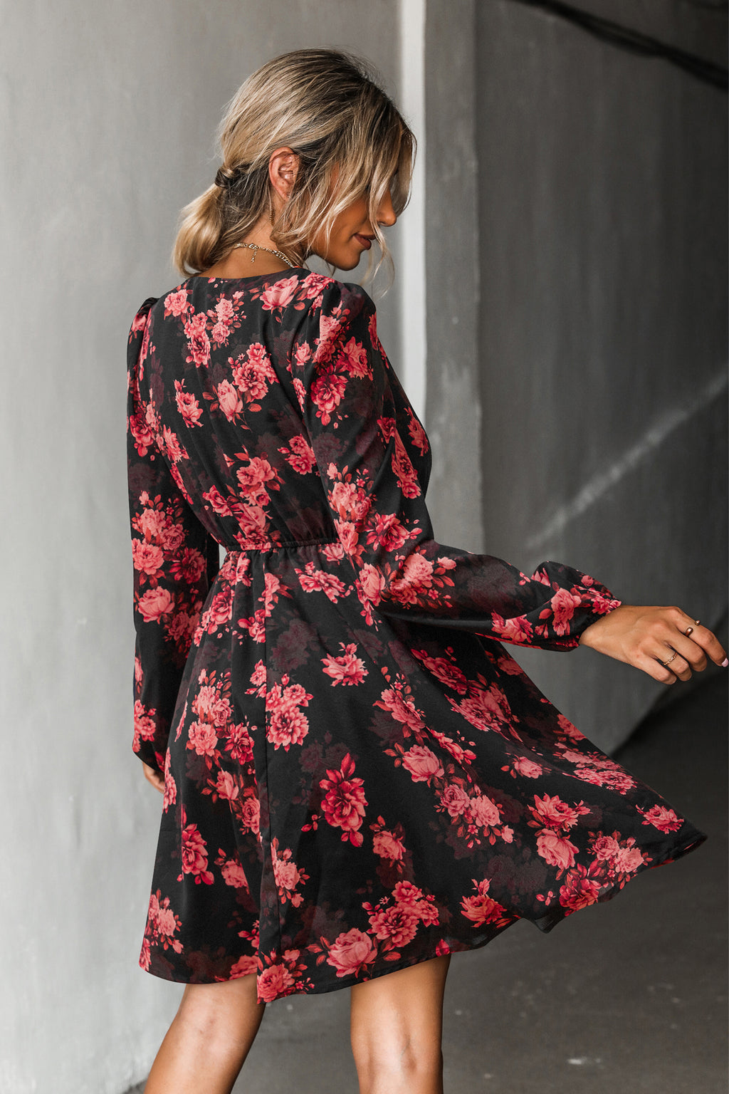 All in Bloom Floral Mini Dress