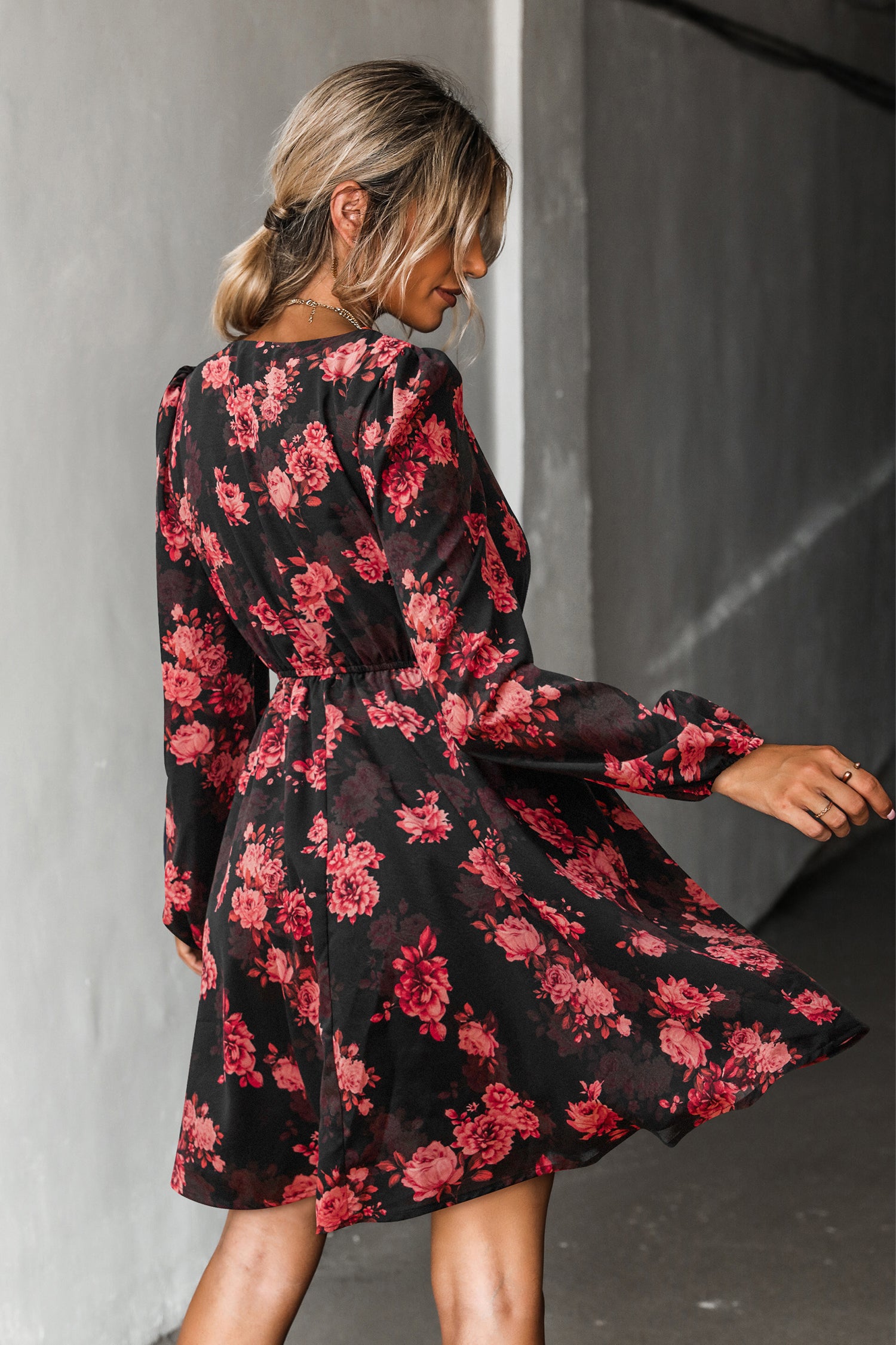All in Bloom Floral Mini Dress