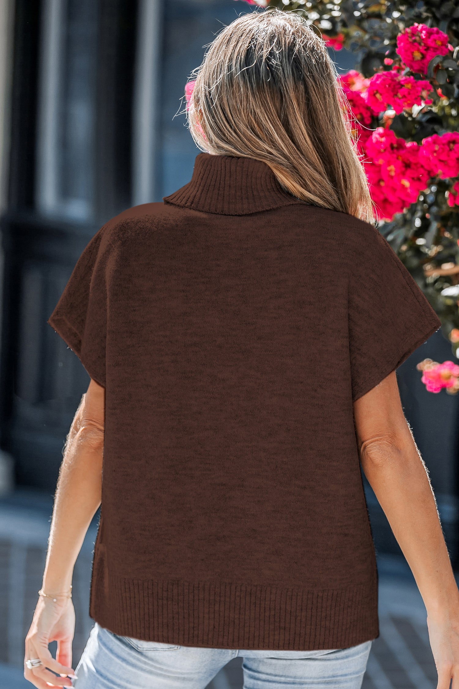 Soft Layers Brown Sweater