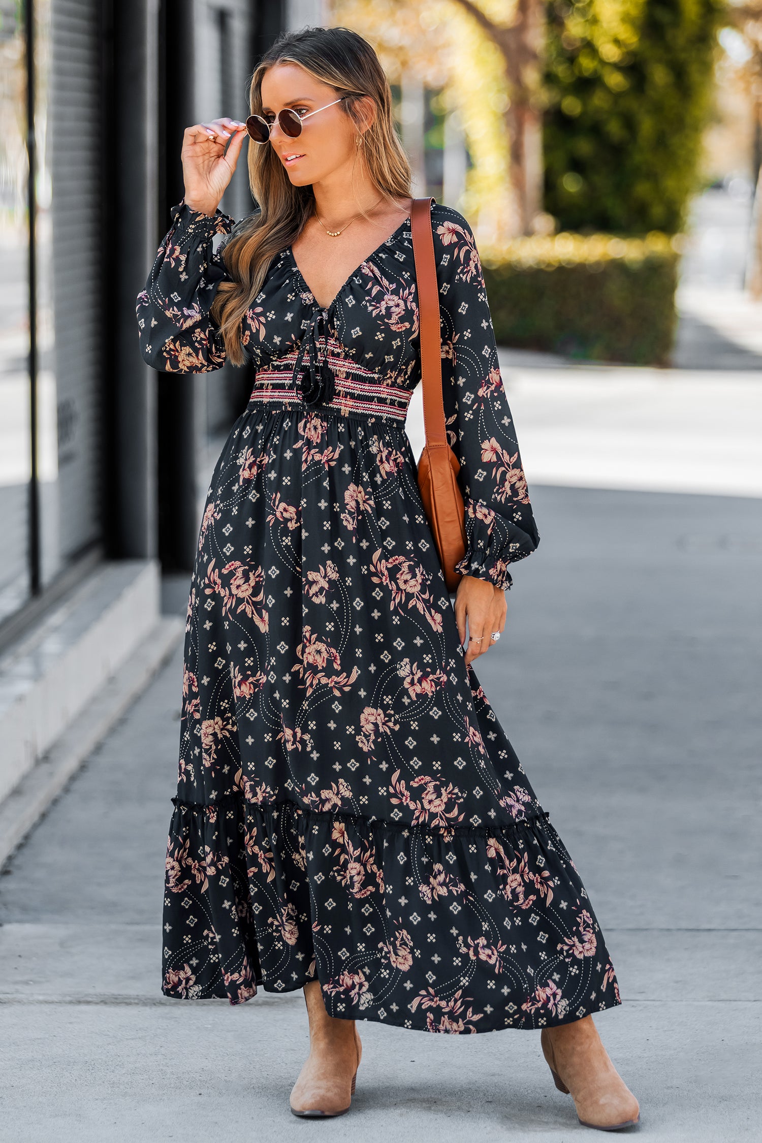Celestial Dream Floral Maxi Dress