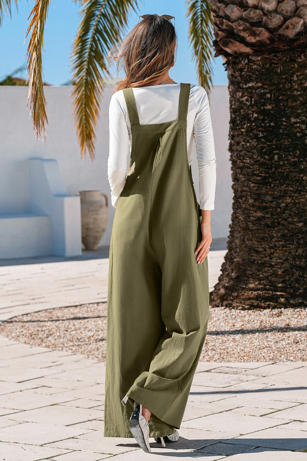Soft Wind Green Jumpsuit