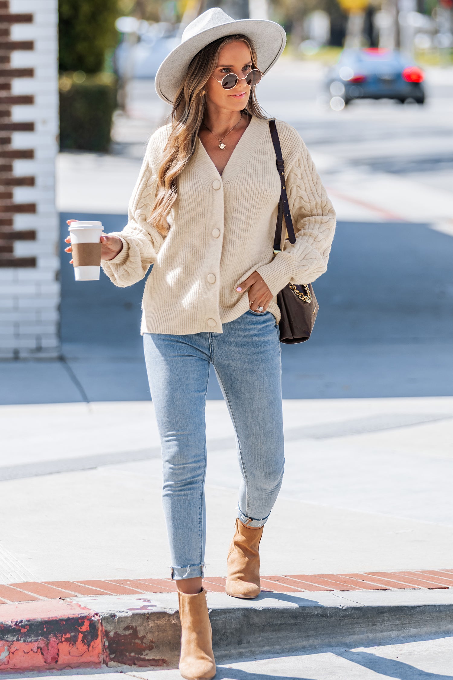 Cozy Moments Cream Cardigan