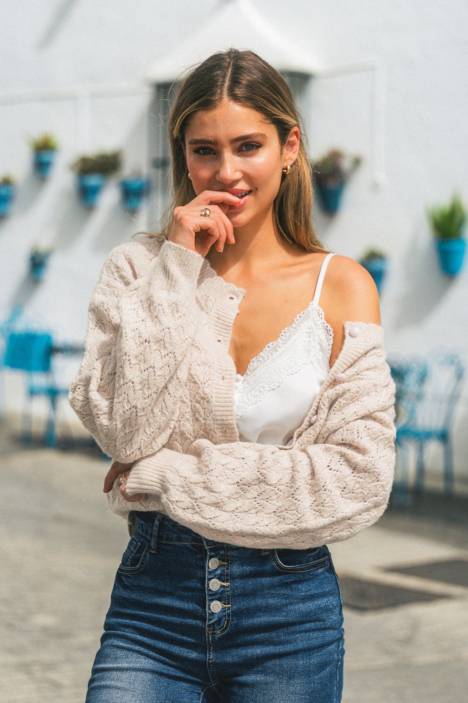 Snug & Sweet Cream Cardigan