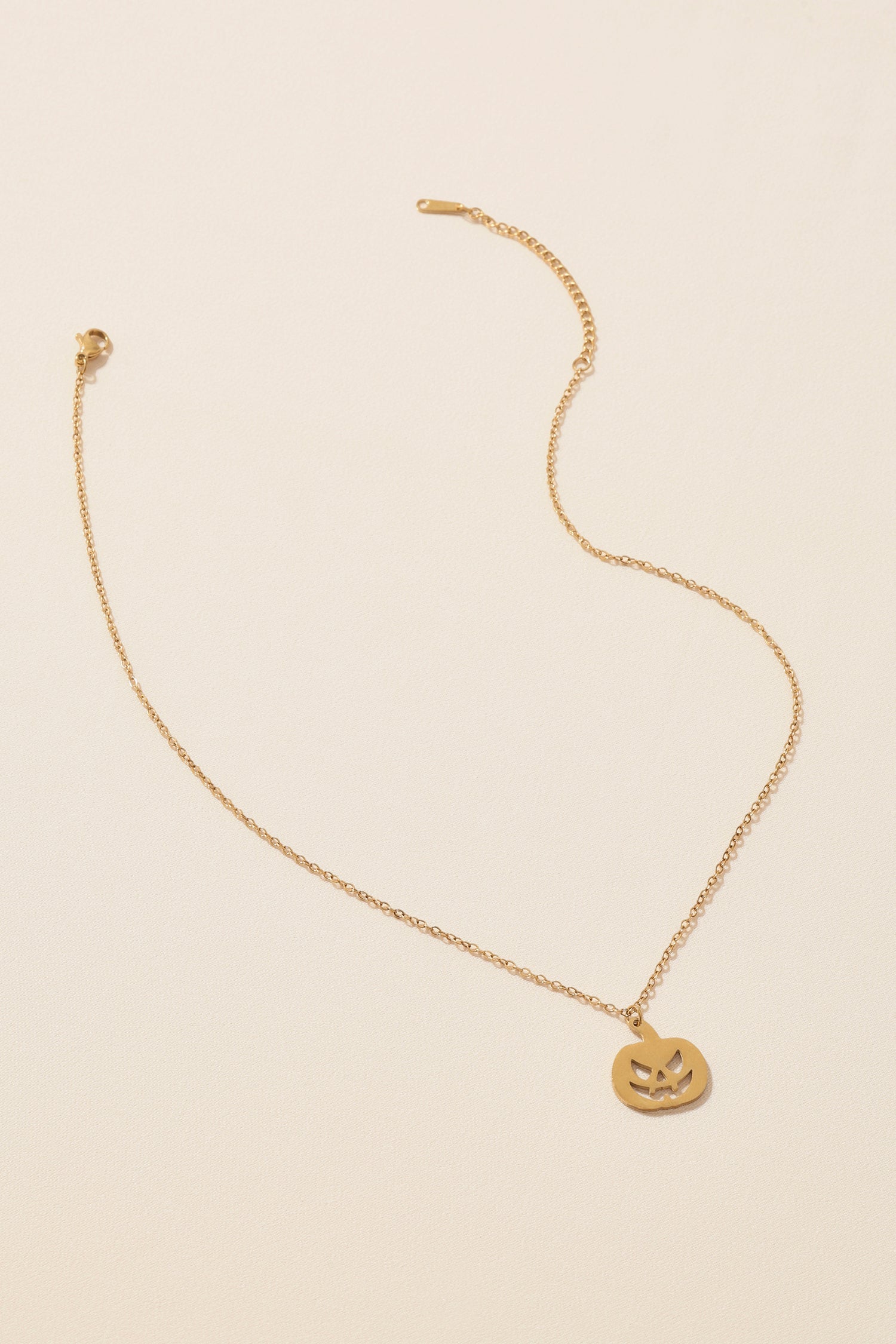 Twilight Lantern Gold-Tone Necklace