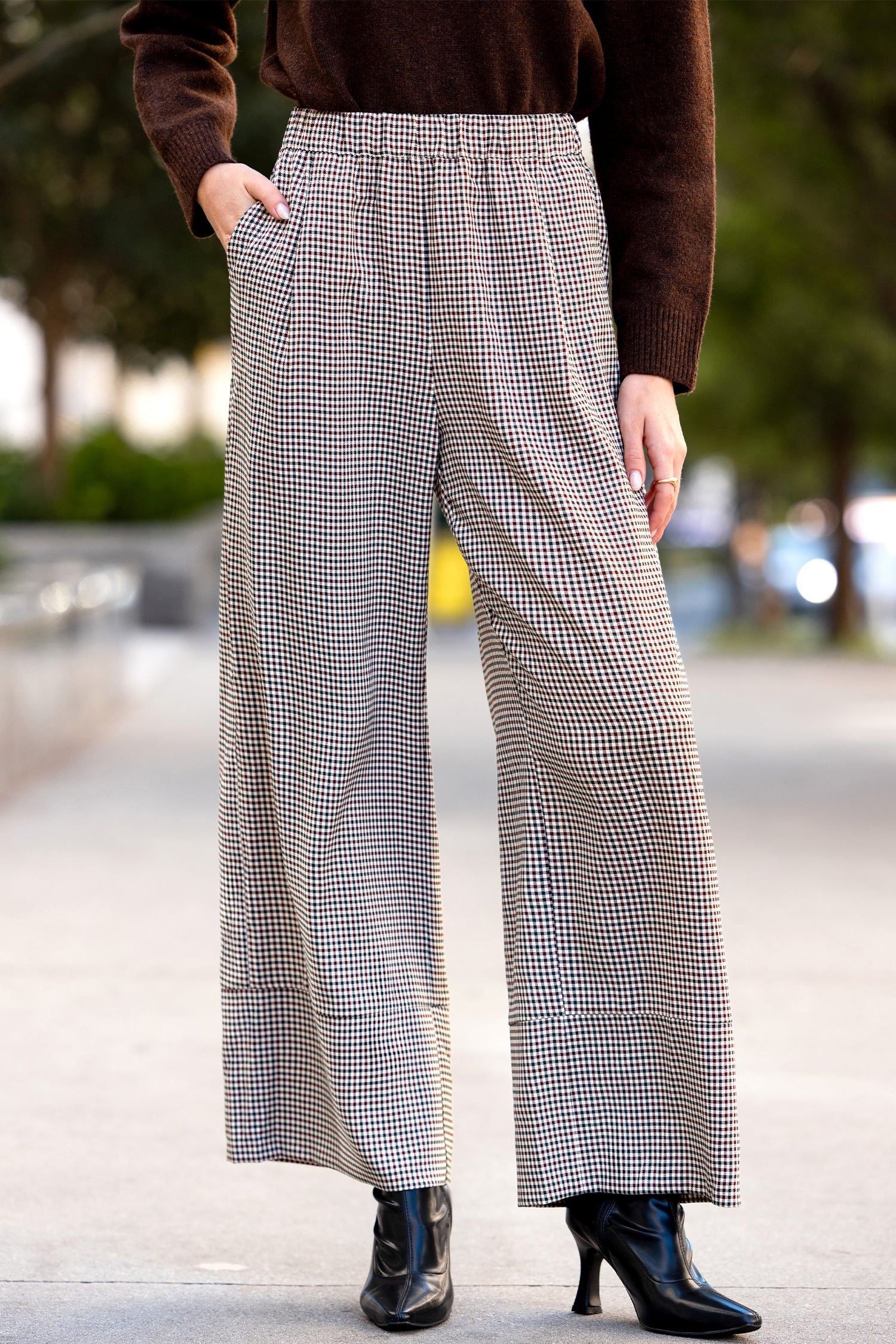 Stop & Stare Gingham Pants