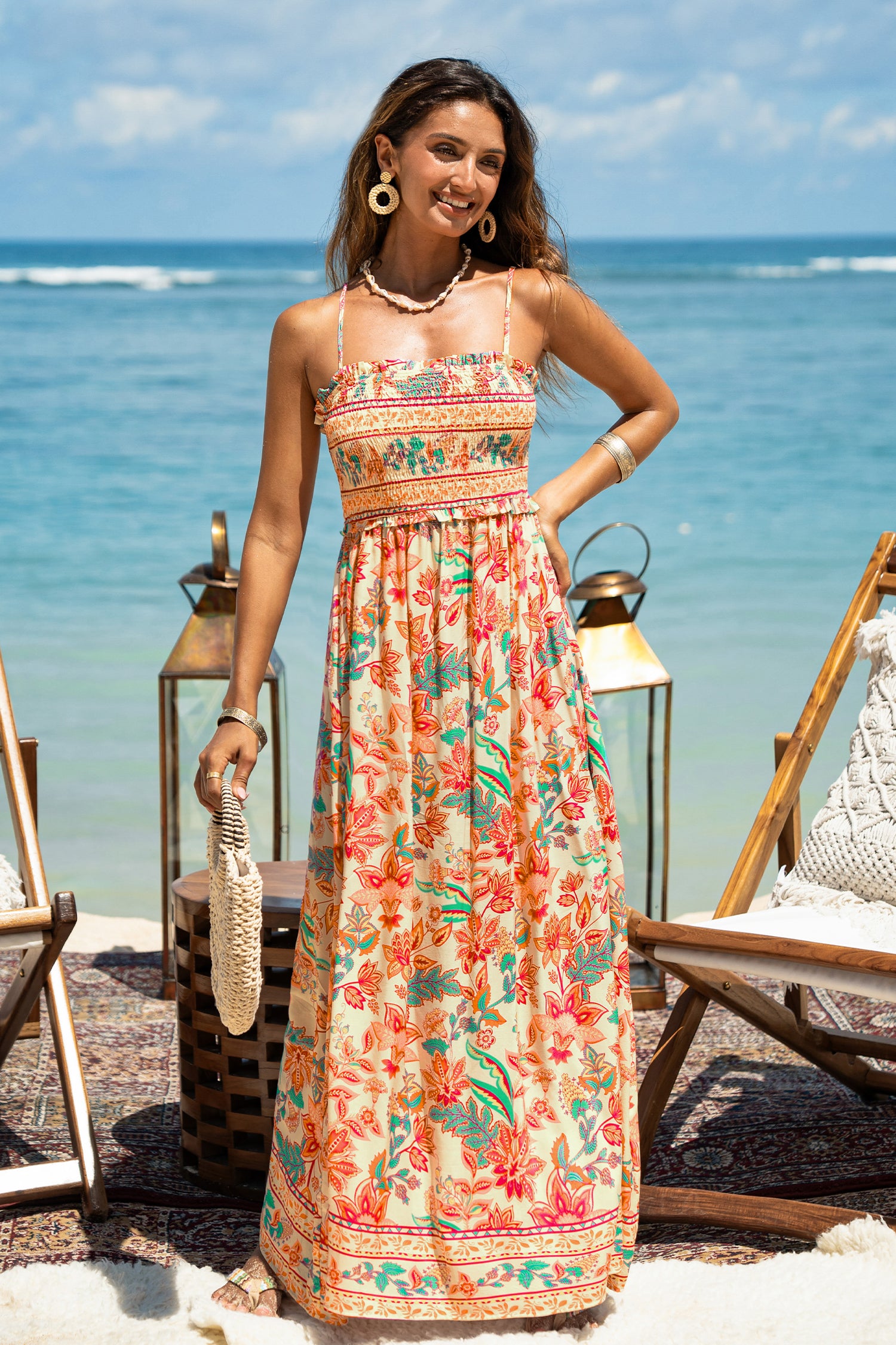 Fine & Dandy Floral Maxi Dress