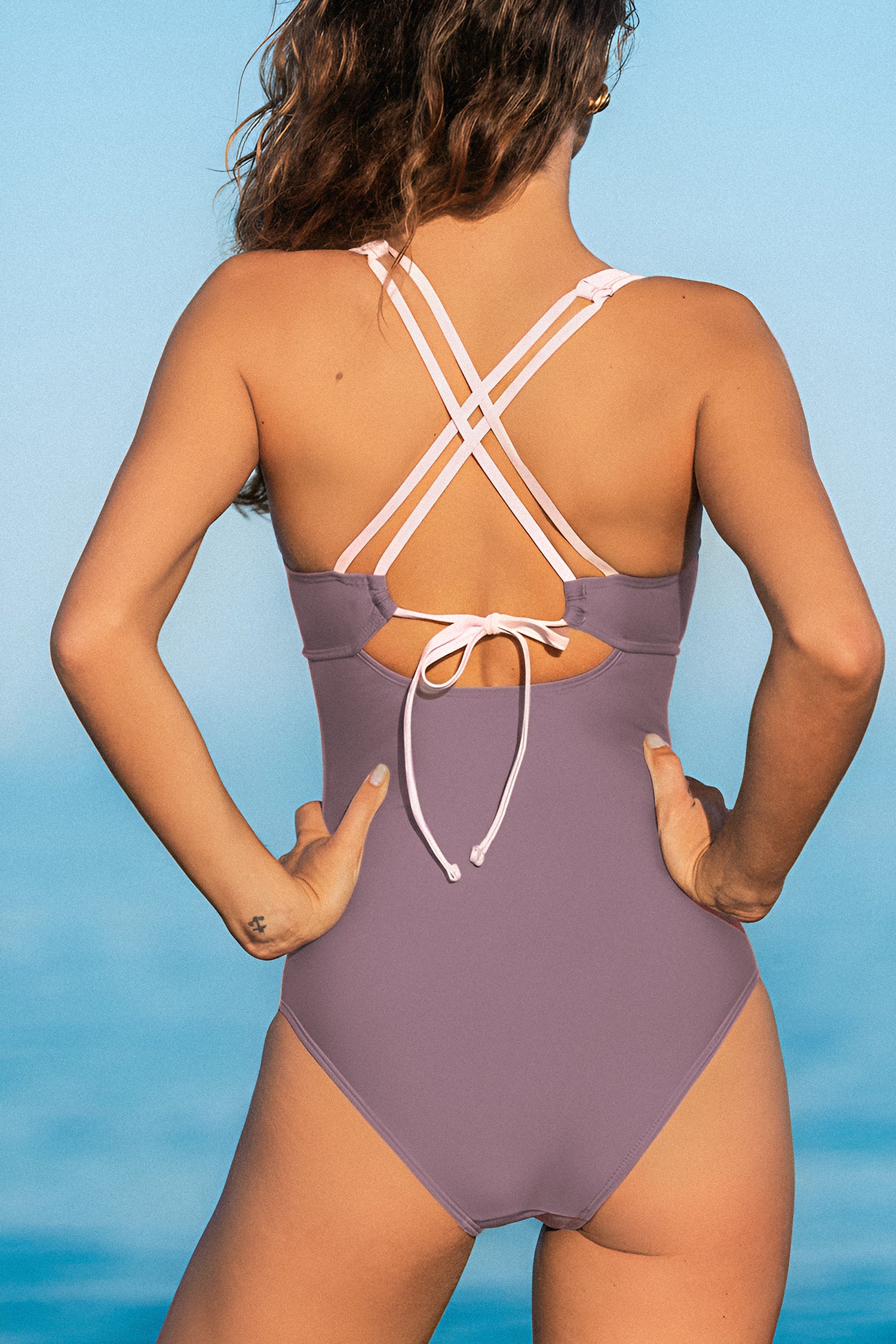 Candy Coast Tummy Control One-Piece Swimsuit
