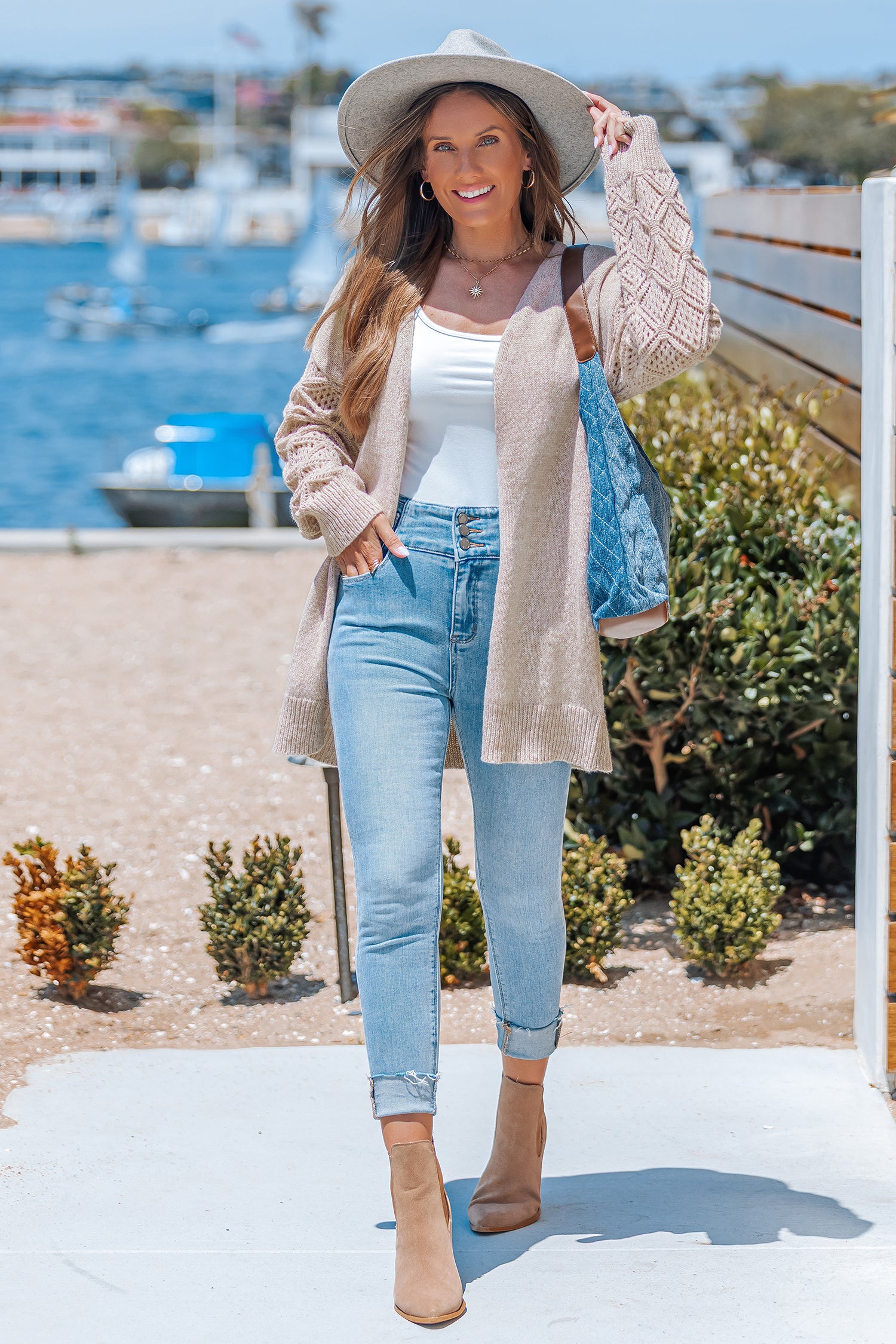 Cozy Corner Beige Cardigan