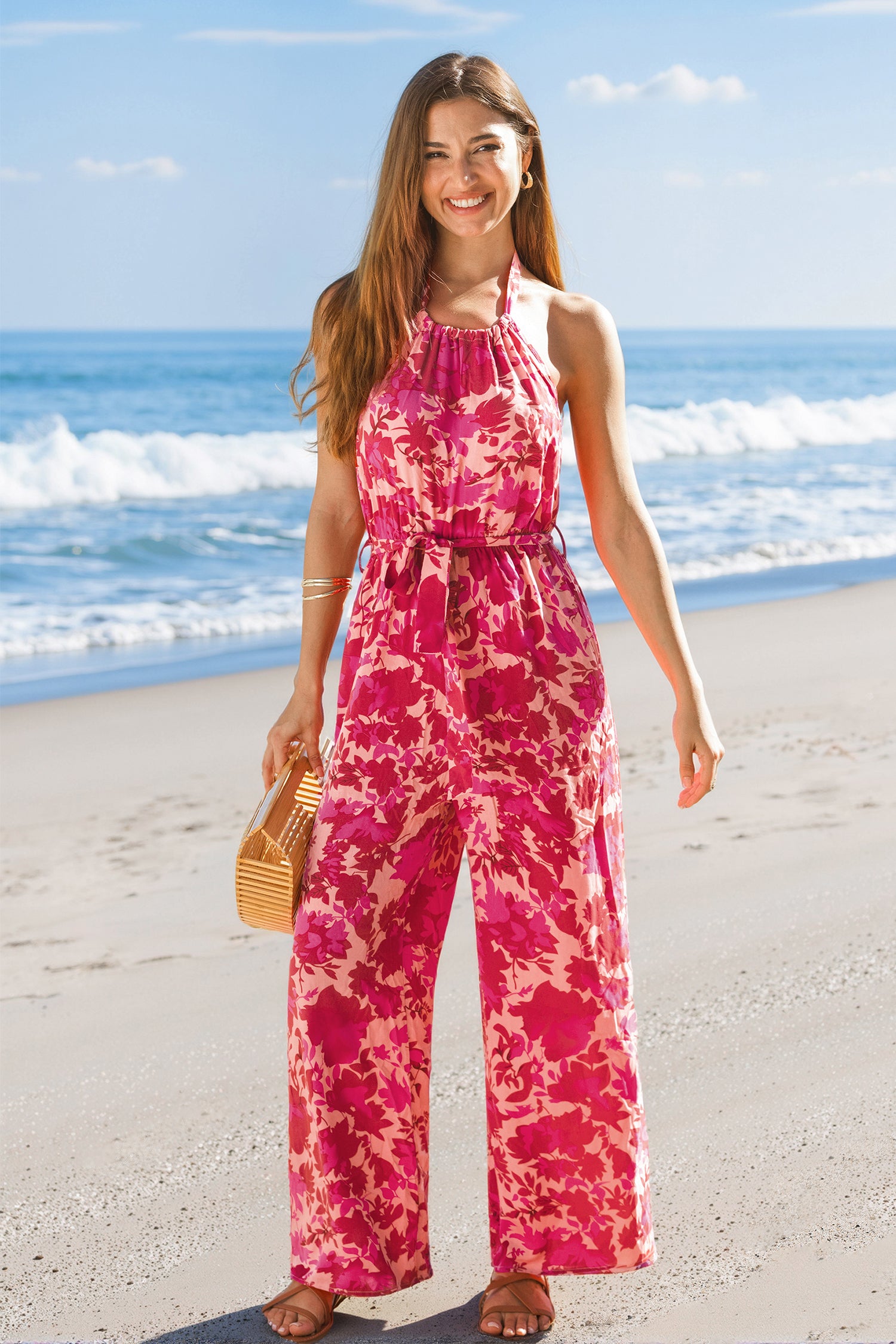 Ruby Garden Floral Jumpsuit