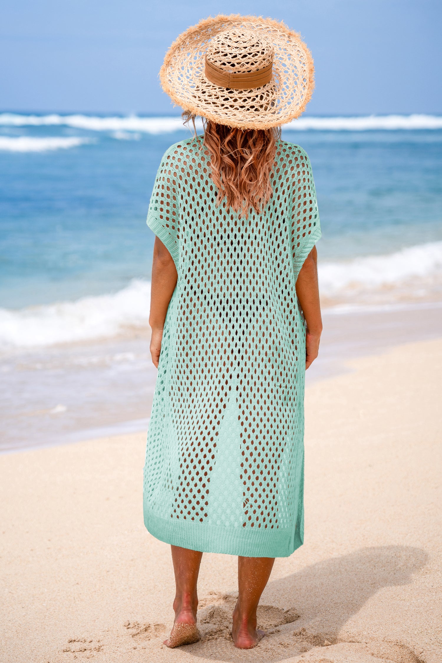 Soft Edge Mint Cover-Up Kimono